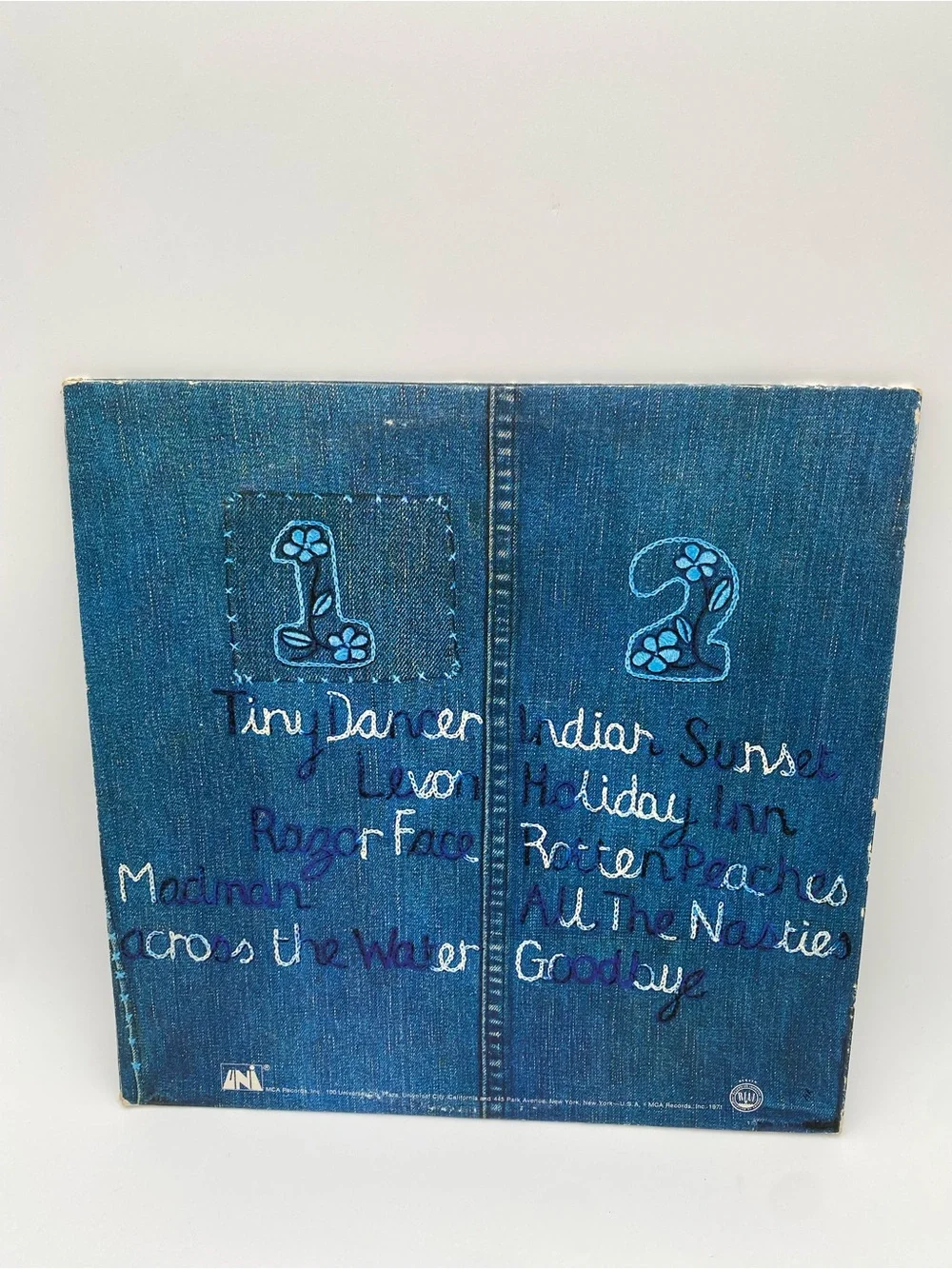 Blue 'Madman Across the Water' Wall Art Canvas